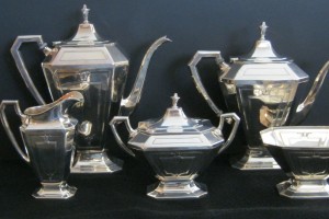Sterling Silver Holloware Coffee and Tea Service Set