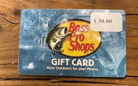 Bass Pro $50 Gift Card
